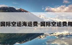 国际空运海运费-国际空运费用