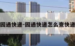 园通快递-园通快递怎么查快递