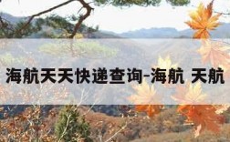 海航天天快递查询-海航 天航