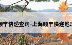 上海顺丰快递查询-上海顺丰快递地址查询