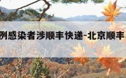 北京1例感染者涉顺丰快递-北京顺丰小哥确诊