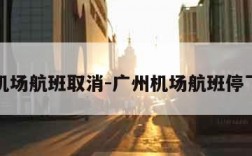 广州机场航班取消-广州机场航班停飞了吗