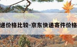 快递价格比较-京东快递寄件价格表