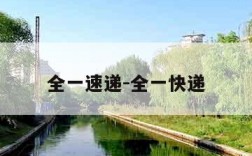 全一速递-全一快递