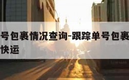 跟踪单号包裹情况查询-跟踪单号包裹情况查询百世快运