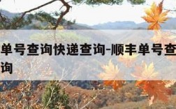 顺丰运单号查询快递查询-顺丰单号查询快递单号查询