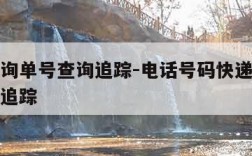 快递查询单号查询追踪-电话号码快递查询单号查询追踪