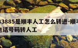 9533885是顺丰人工怎么转进-顺丰快递电话号码转人工
